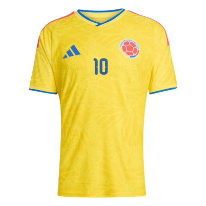 JAMES #10 Men's Colombia World Cup 2026 Player Version Home Soccer Jersey - Slim Fit