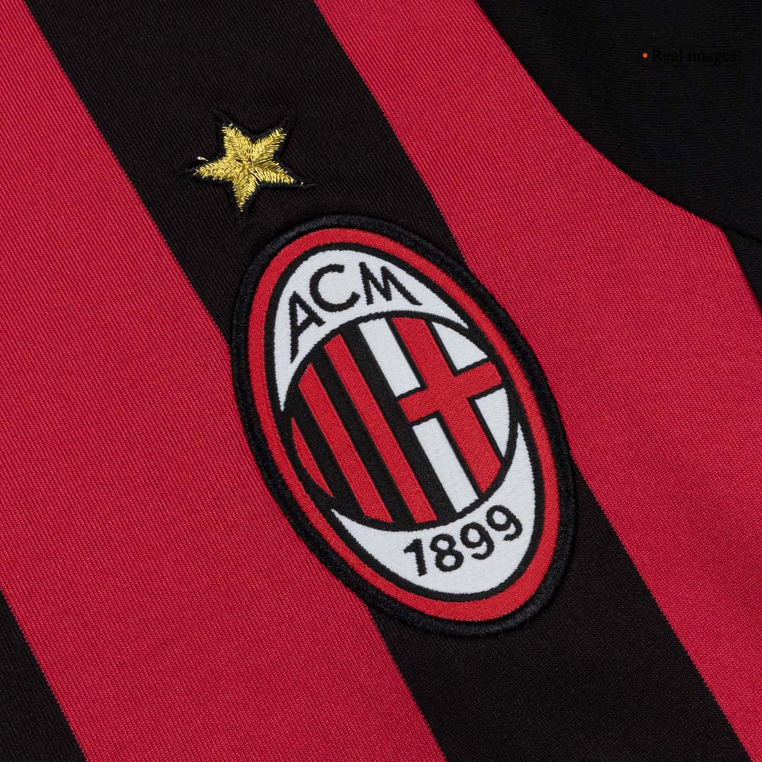 Retro Men's AC Milan 2009/10 Home Soccer Jersey