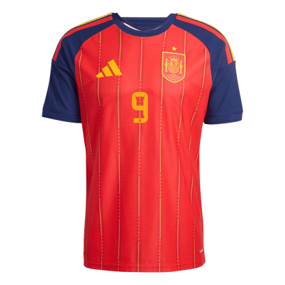 GAVI	 #9 Men's Spain World Cup 2026 Player Version Home Soccer Jersey - Slim Fit