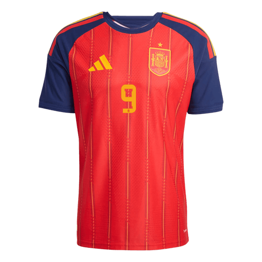 GAVI	 #9 Men's Spain World Cup 2026 Player Version Home Soccer Jersey - Slim Fit