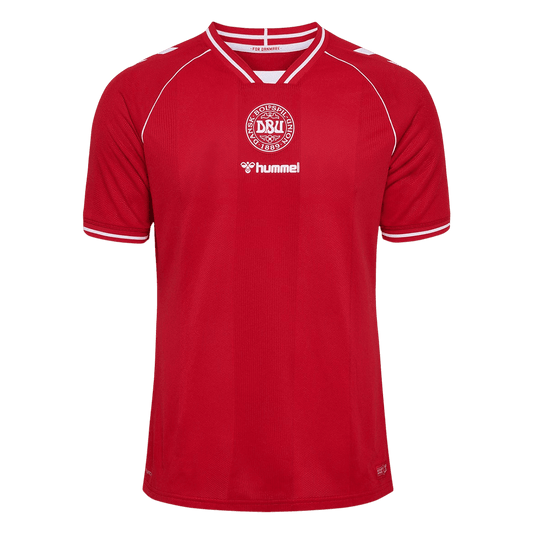 Men's Denmark World Cup 2026 Home Soccer Jersey