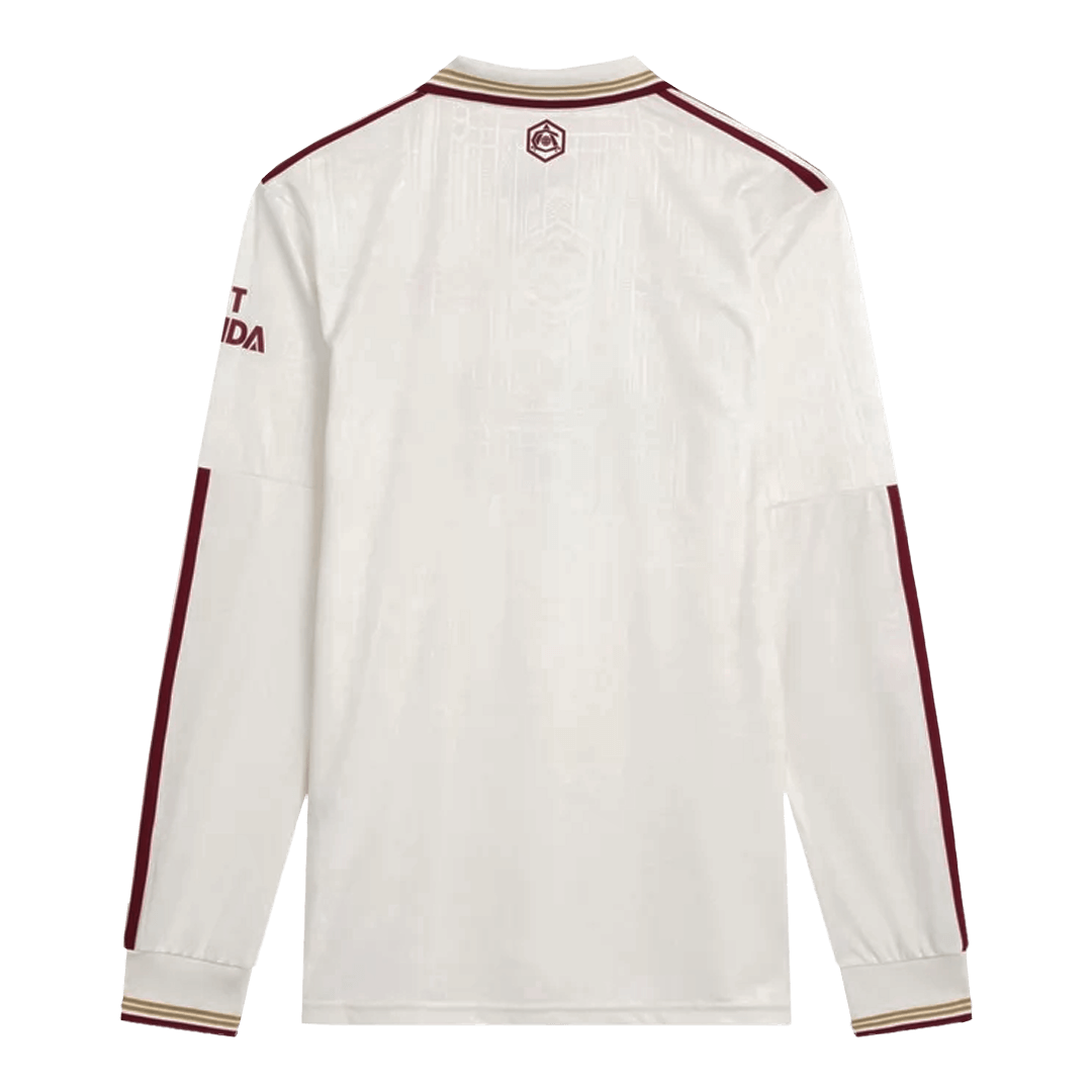 Men's Arsenal 2025/26 Third Away Long Sleeve Soccer Jersey