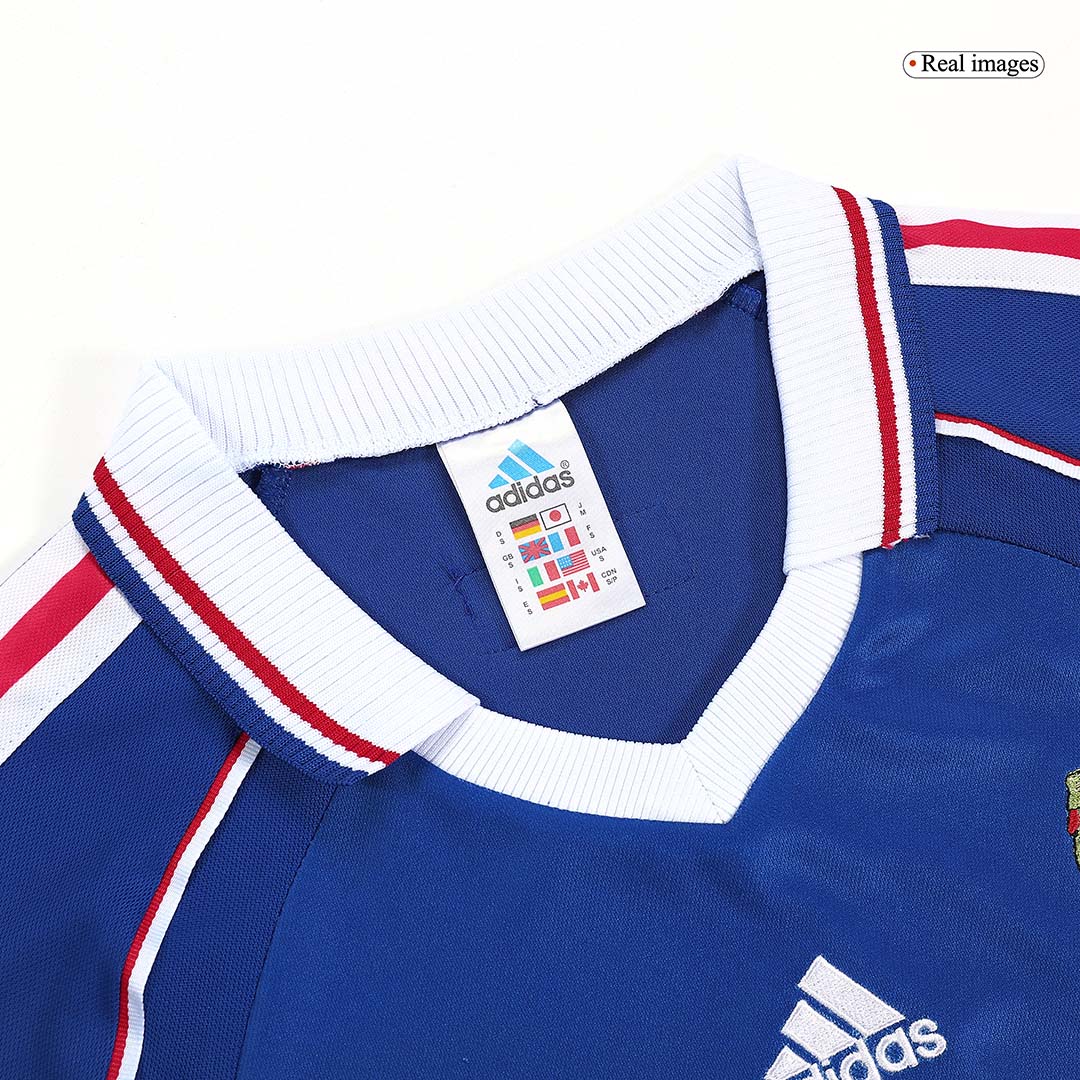 Retro Men's France 1998 Home Soccer Jersey