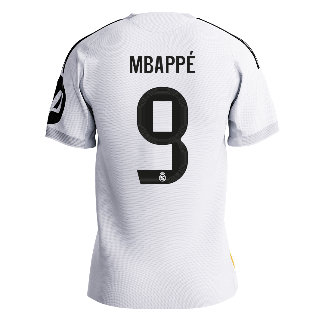 MBAPPÉ #9 Men's Real Madrid 2025/26 Player Version Home Soccer Jersey - Slim Fit [PREMIUM]