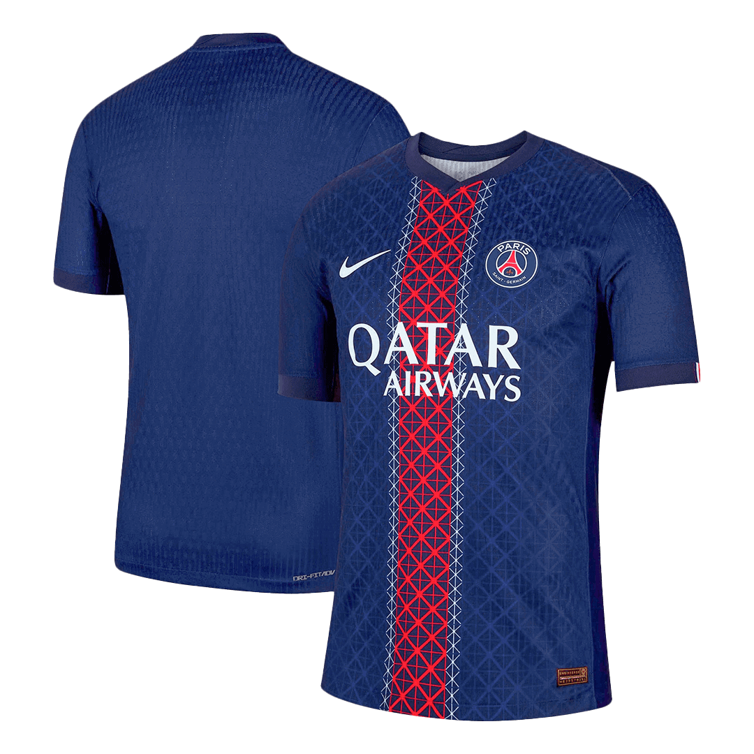 Men's PSG 2025/26 Player Version Home Soccer Jersey - Slim Fit