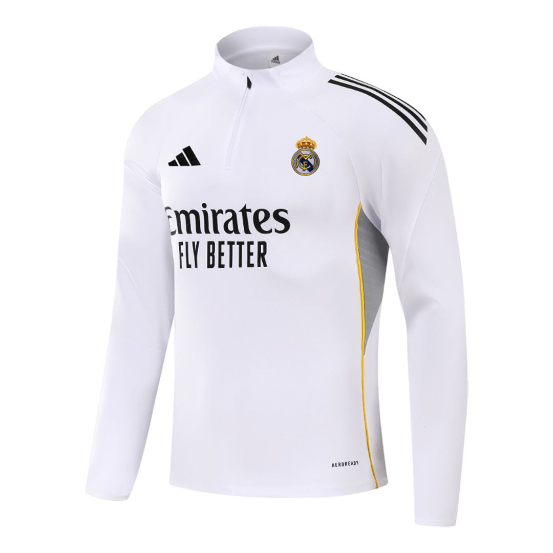 Kid's Real Madrid 2025/26 Zipper Sweatshirt Kit