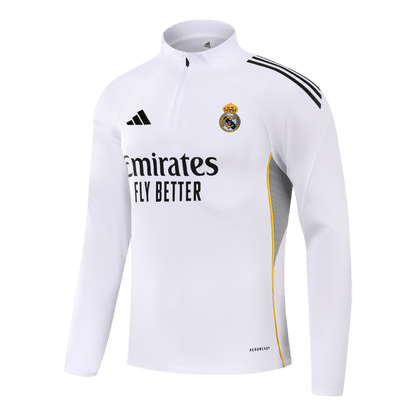 Kid's Real Madrid 2025/26 Zipper Sweatshirt Kit