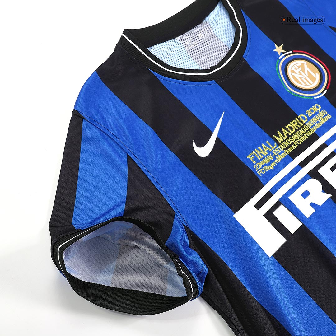 Retro Men's Inter Milan UCL Final 2009/10 Home Soccer Jersey