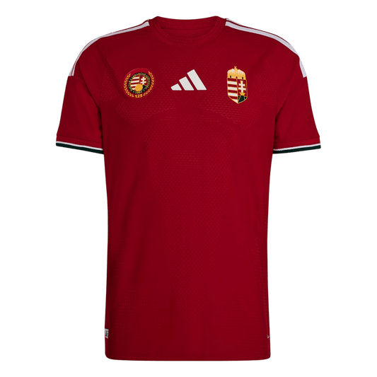 Men's Hungría World Cup 2026 Player Version Home Soccer Jersey - Slim Fit