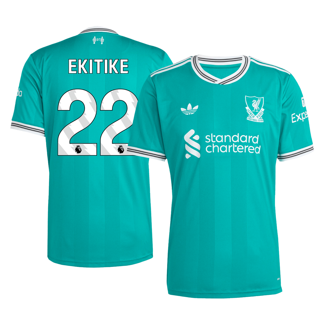 EKITIKE #22 Men's Liverpool 2025/26 Third Away Soccer Jersey