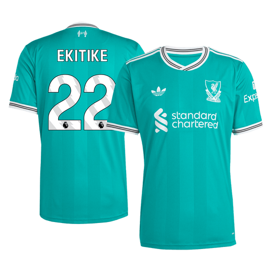 EKITIKE #22 Men's Liverpool 2025/26 Third Away Soccer Jersey