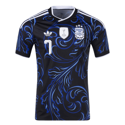 DE PAUL #7 Men's Argentina World Cup 2026 Away Soccer Jersey
