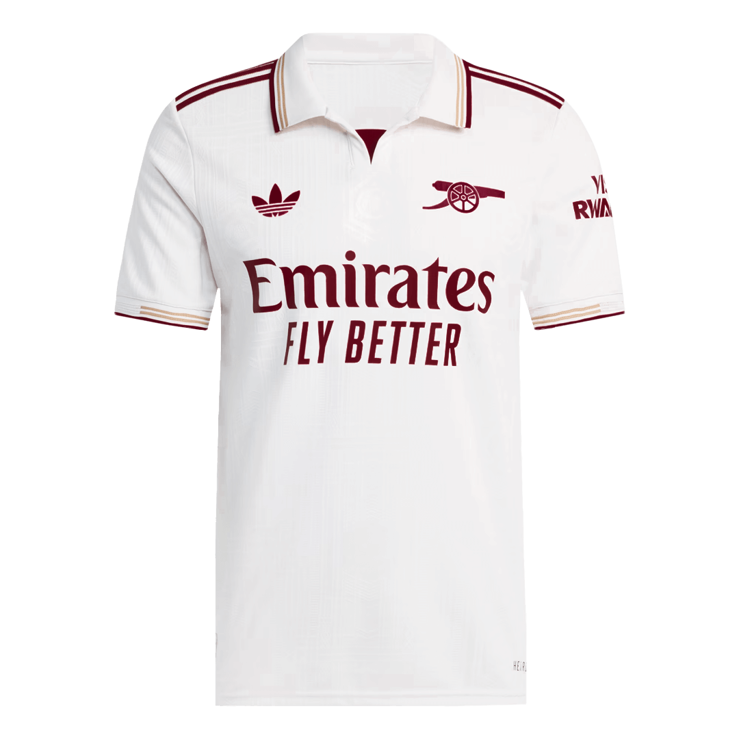 Men's Arsenal 2025/26 Player Version Third Away Soccer Jersey - Slim Fit