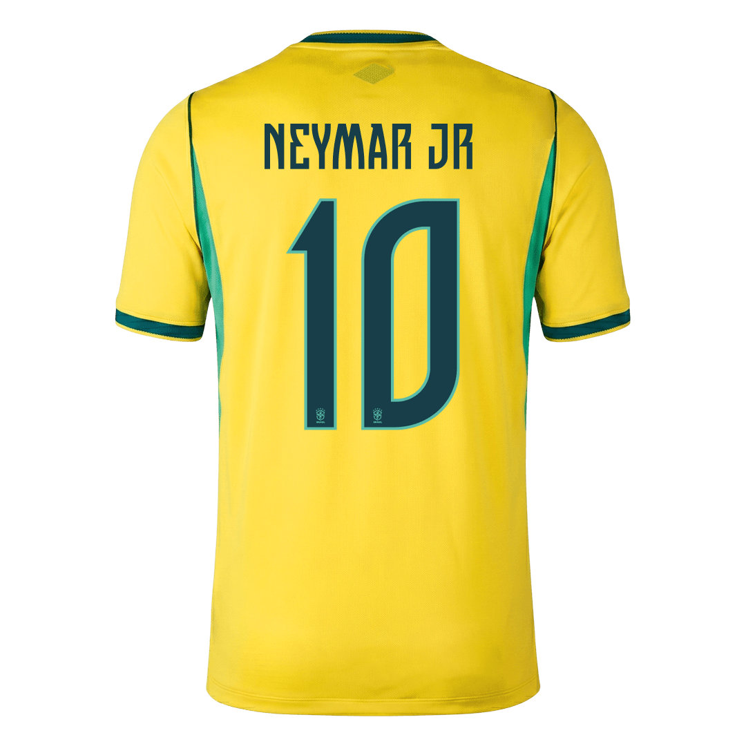 NEYMAR JR #10 Men's Brazil World Cup 2026 Home Soccer Jersey [PREMIUM]