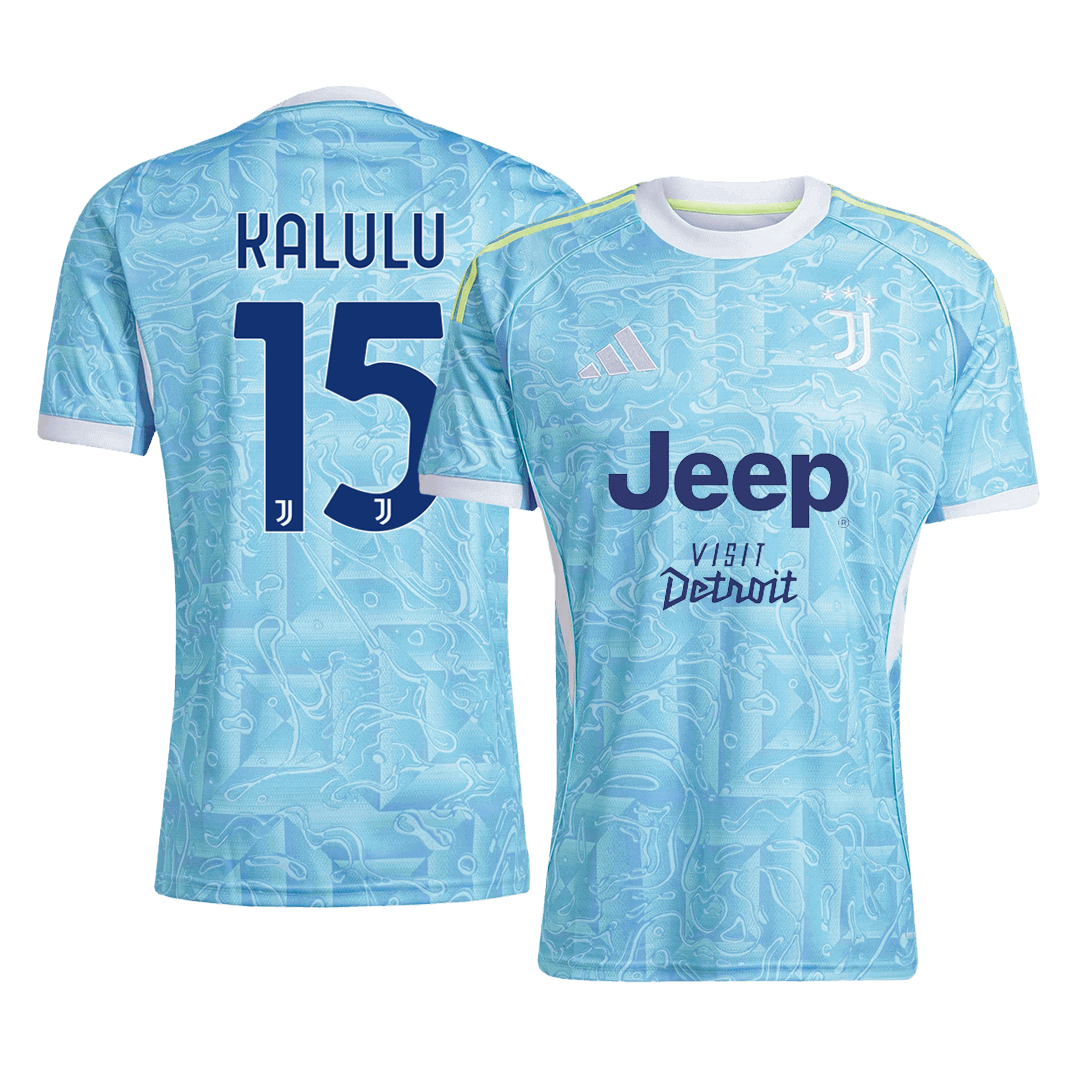 KALULU #15 Men's Juventus 2025/26 Away Soccer Jersey