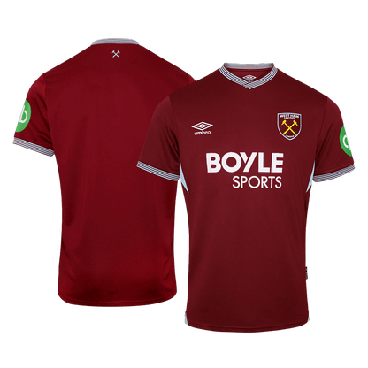 Men's West Ham United 2025/26 Home Soccer Jersey