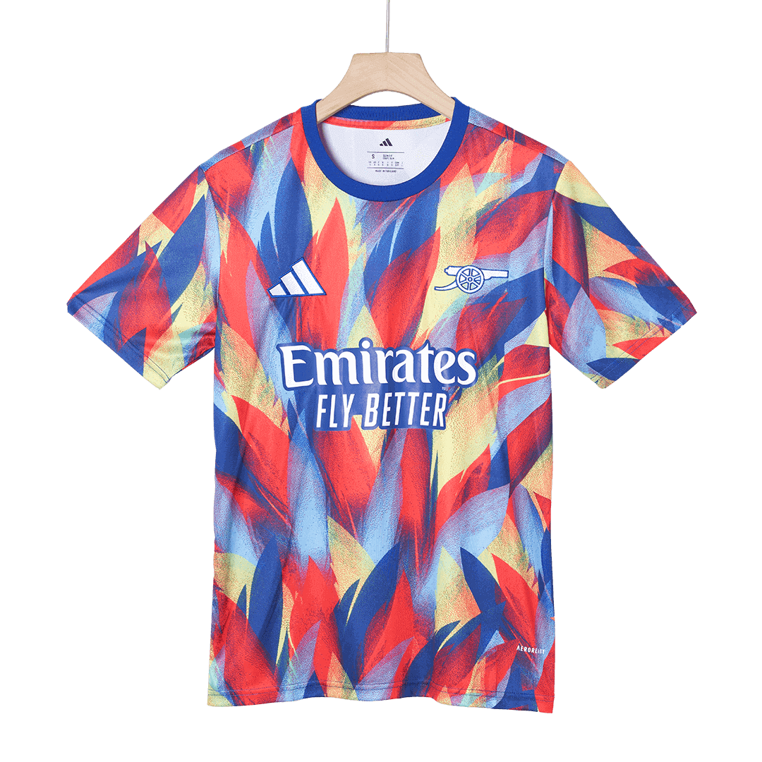Men's Arsenal 2025/26 Pre-Match Soccer Jersey