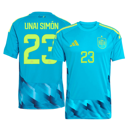 UNAI SIMÓN #23 Men's Spain World Cup 2026 Soccer Jersey