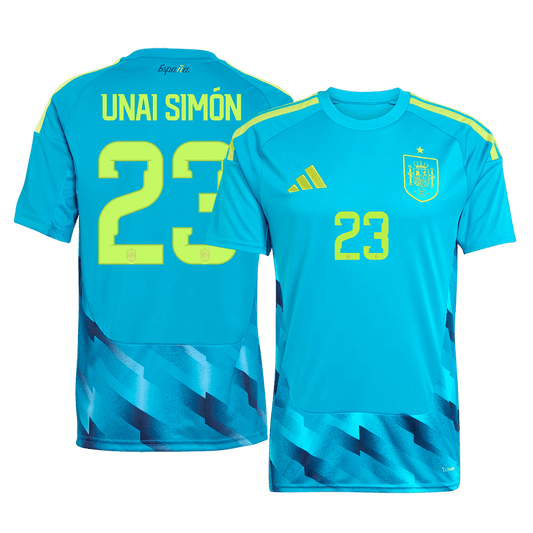 UNAI SIMÓN #23 Men's Spain World Cup 2026 Soccer Jersey