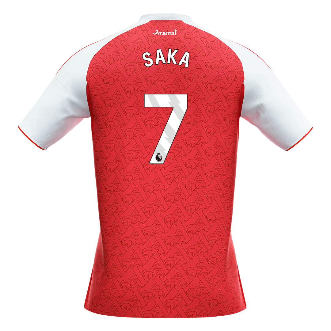 SAKA #7 Men's Arsenal 2025/26 Home Soccer Jersey [PREMIUM]