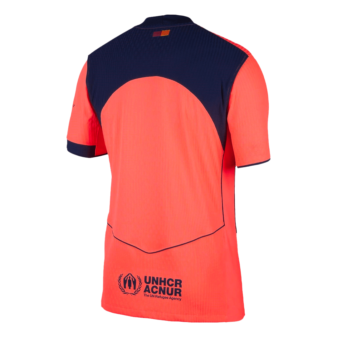 Men's Barcelona 2025/26 Player Version Third Away Soccer Jersey - Slim Fit