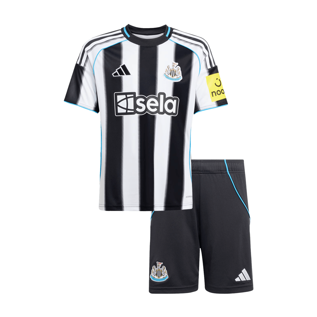 Kid's Newcastle United 2025/26 Home Soccer Jersey Kit