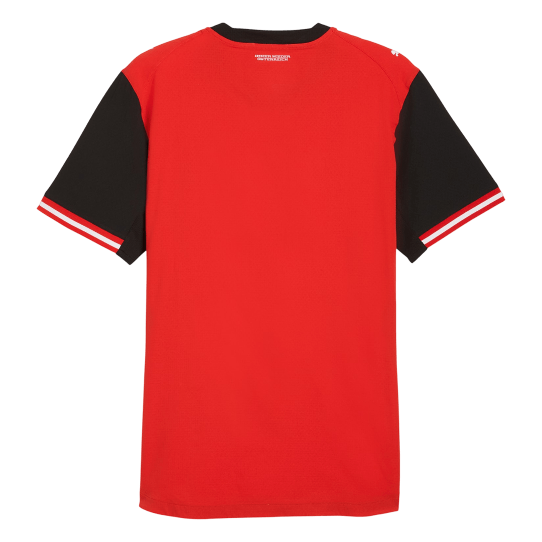 Men's Austria World Cup 2026 Player Version Home Soccer Jersey - Slim Fit
