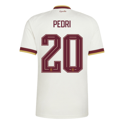PEDRI #20 Men's Spain World Cup 2026 Away Soccer Jersey