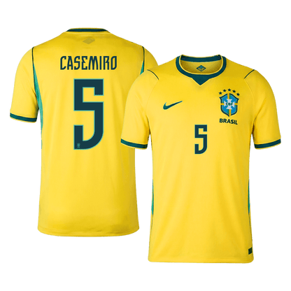 CASEMIRO #5 Men's Brazil World Cup 2026 Home Soccer Jersey [PREMIUM]