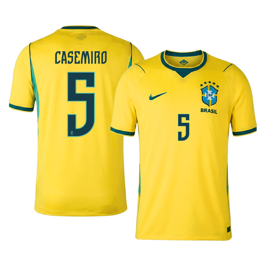 CASEMIRO #5 Men's Brazil World Cup 2026 Home Soccer Jersey [PREMIUM]