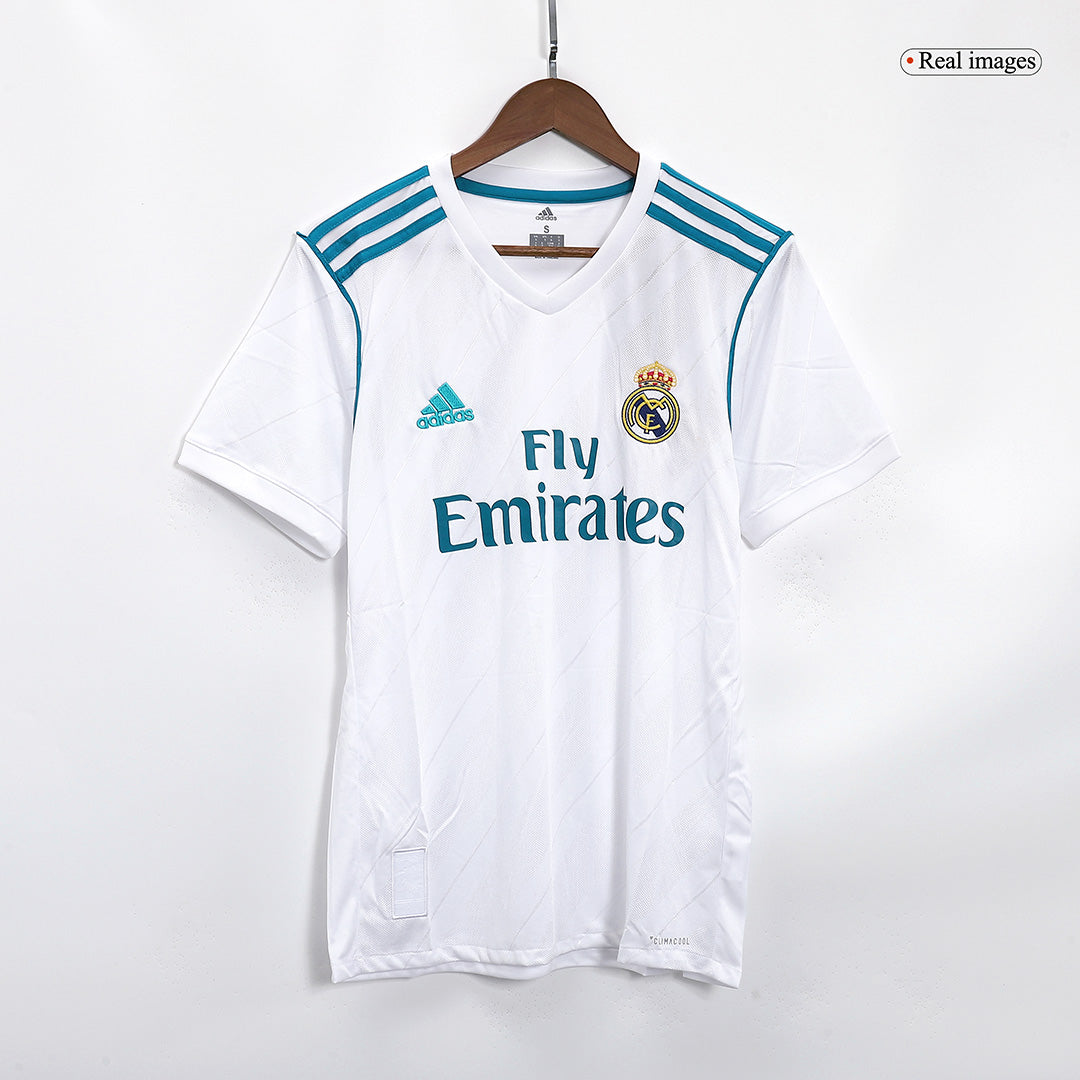 Retro SERGIO RAMOS #4 Men's Real Madrid 2017/18 Home Soccer Jersey