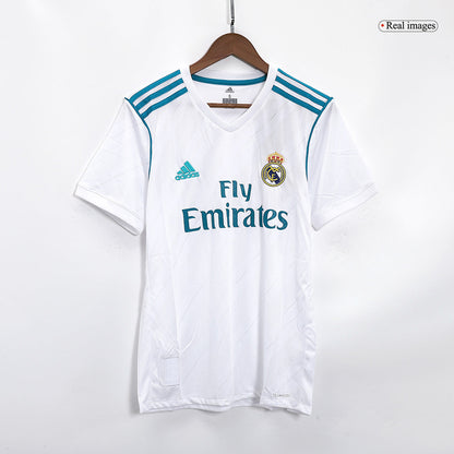 Retro Men's Real Madrid 2017/18 Home Soccer Jersey