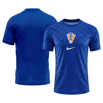 Men's Croatia World Cup 2026 Player Version Away Soccer Jersey - Slim Fit