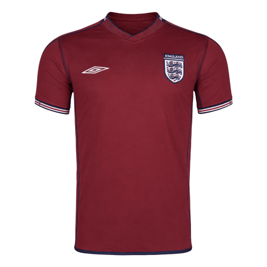 Retro Men's England 2002 Away Soccer Jersey