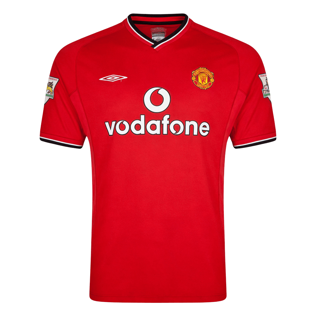 Retro Men's Manchester United 2000/02 Home Soccer Jersey