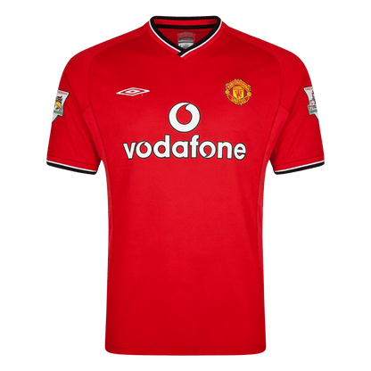 Retro Men's Manchester United 2000/02 Home Soccer Jersey