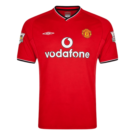 Retro Men's Manchester United 2000/02 Home Soccer Jersey