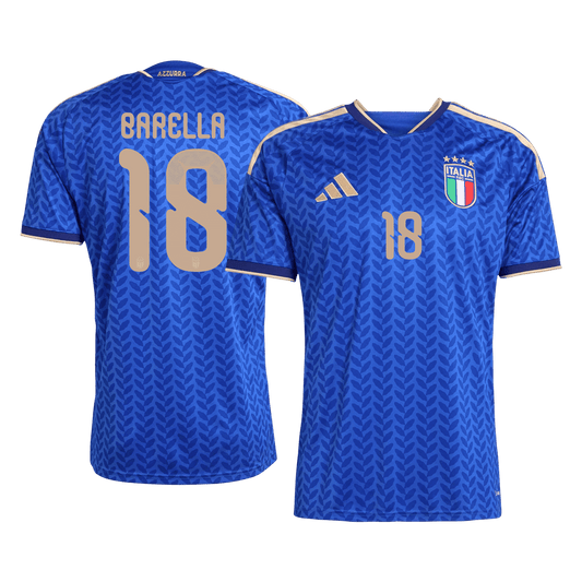BARELLA #18 Men's Italy World Cup 2026 Home Soccer Jersey [PREMIUM]