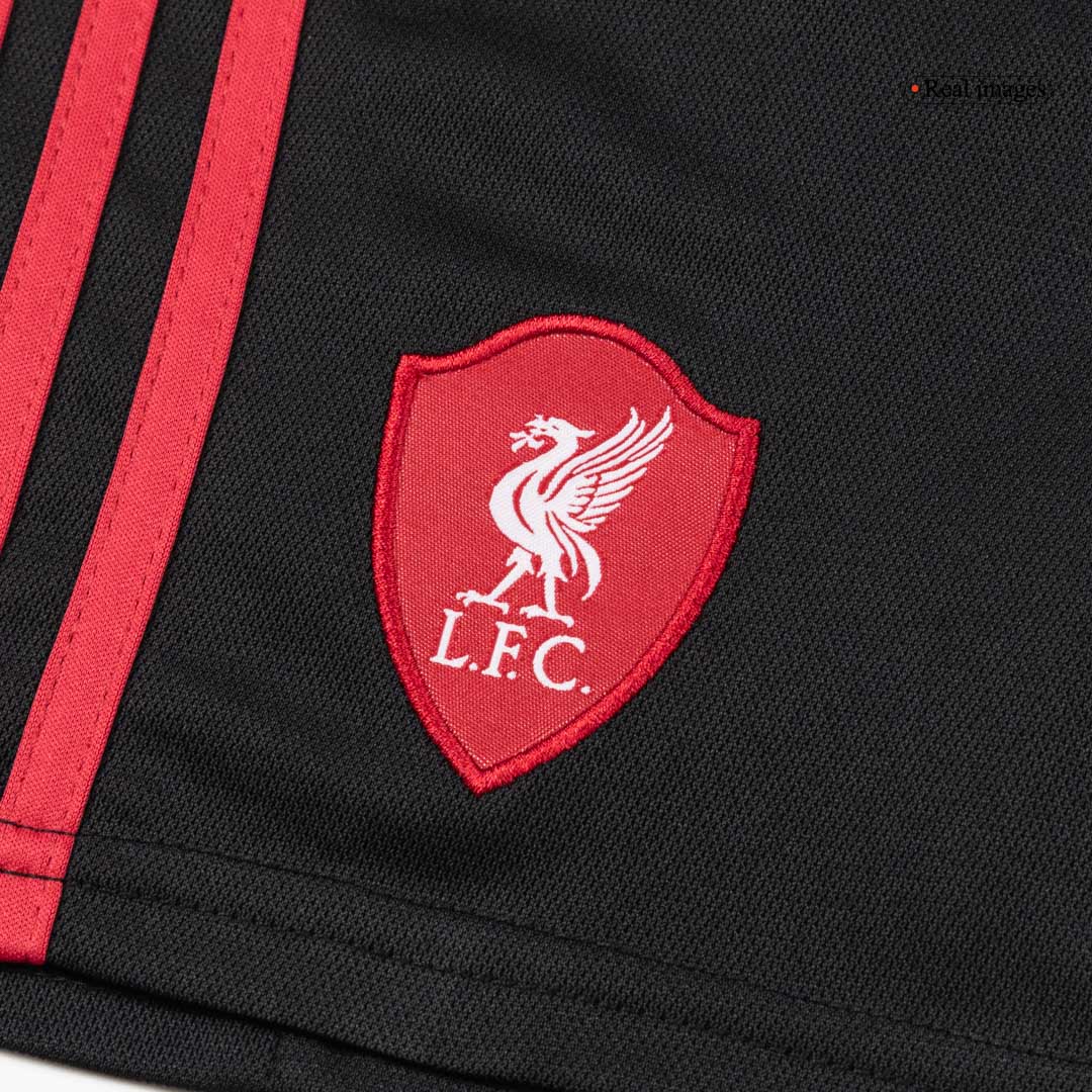 Kid's Liverpool 2025/26 Away Soccer Jersey Full Kit