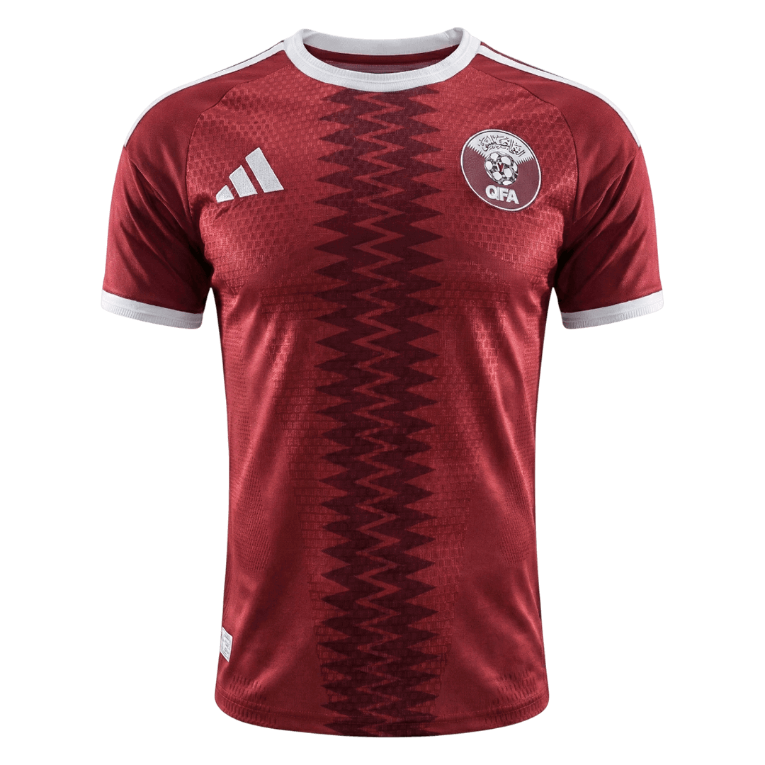Men's Qatar World Cup 2026 Player Version Home Soccer Jersey - Slim Fit