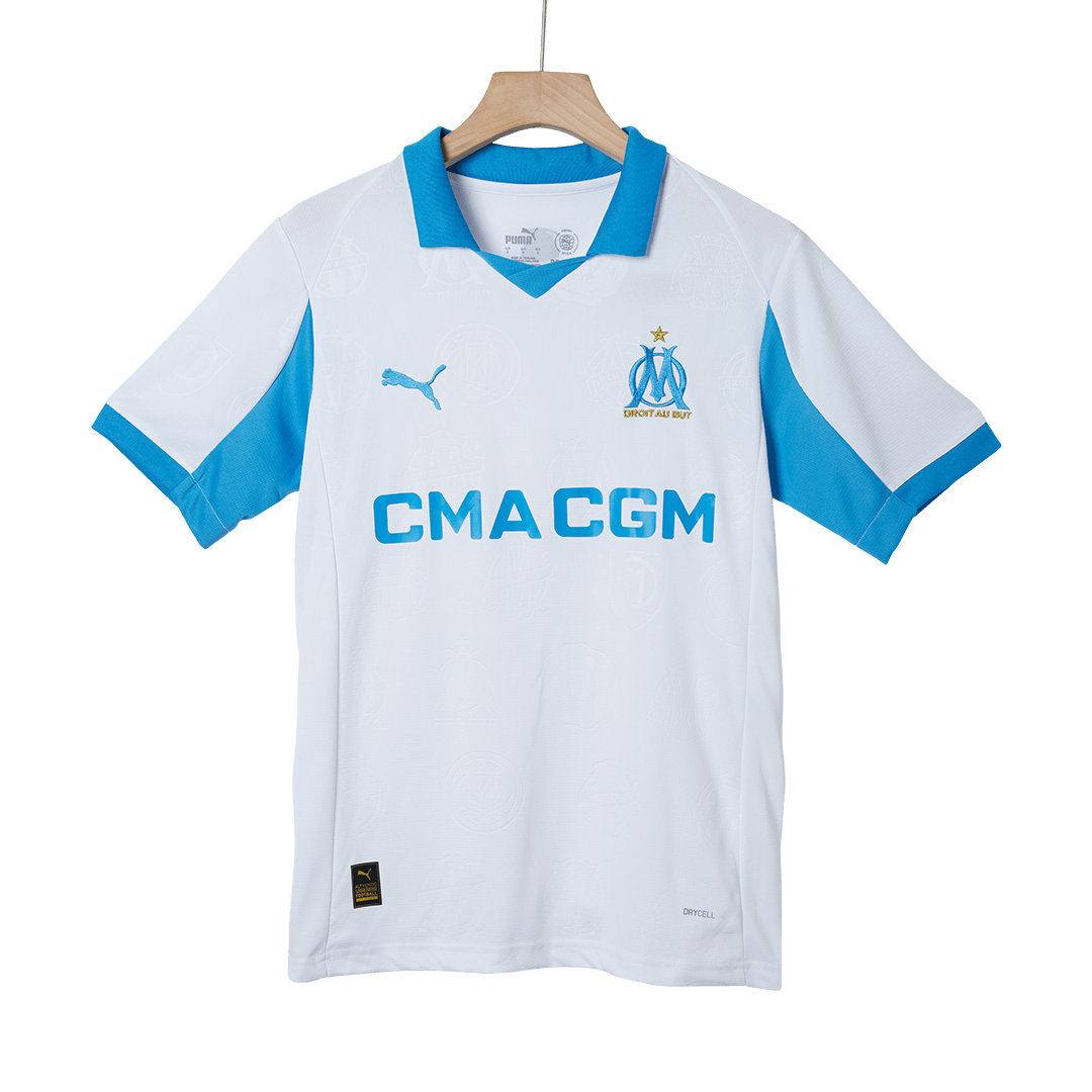 Men's Marseille 2025/26 Home Soccer Jersey