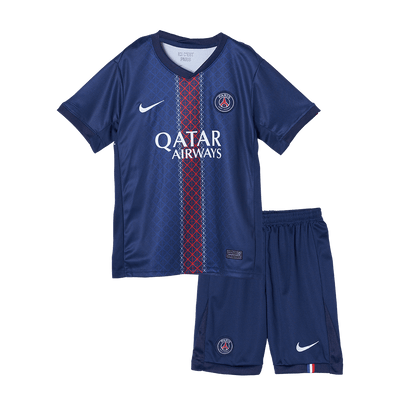 Kid's PSG 2025/26 Home Soccer Jersey Kit