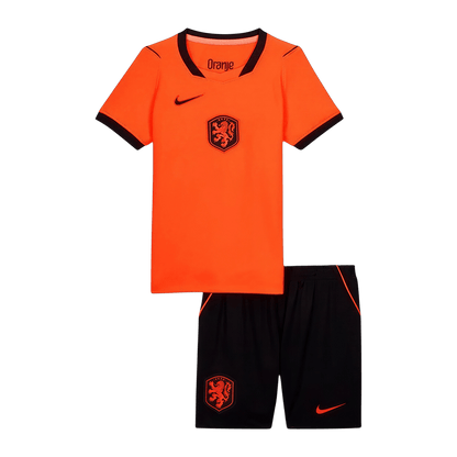 Kid's Netherlands World Cup 2026 Home Soccer Jersey Kit