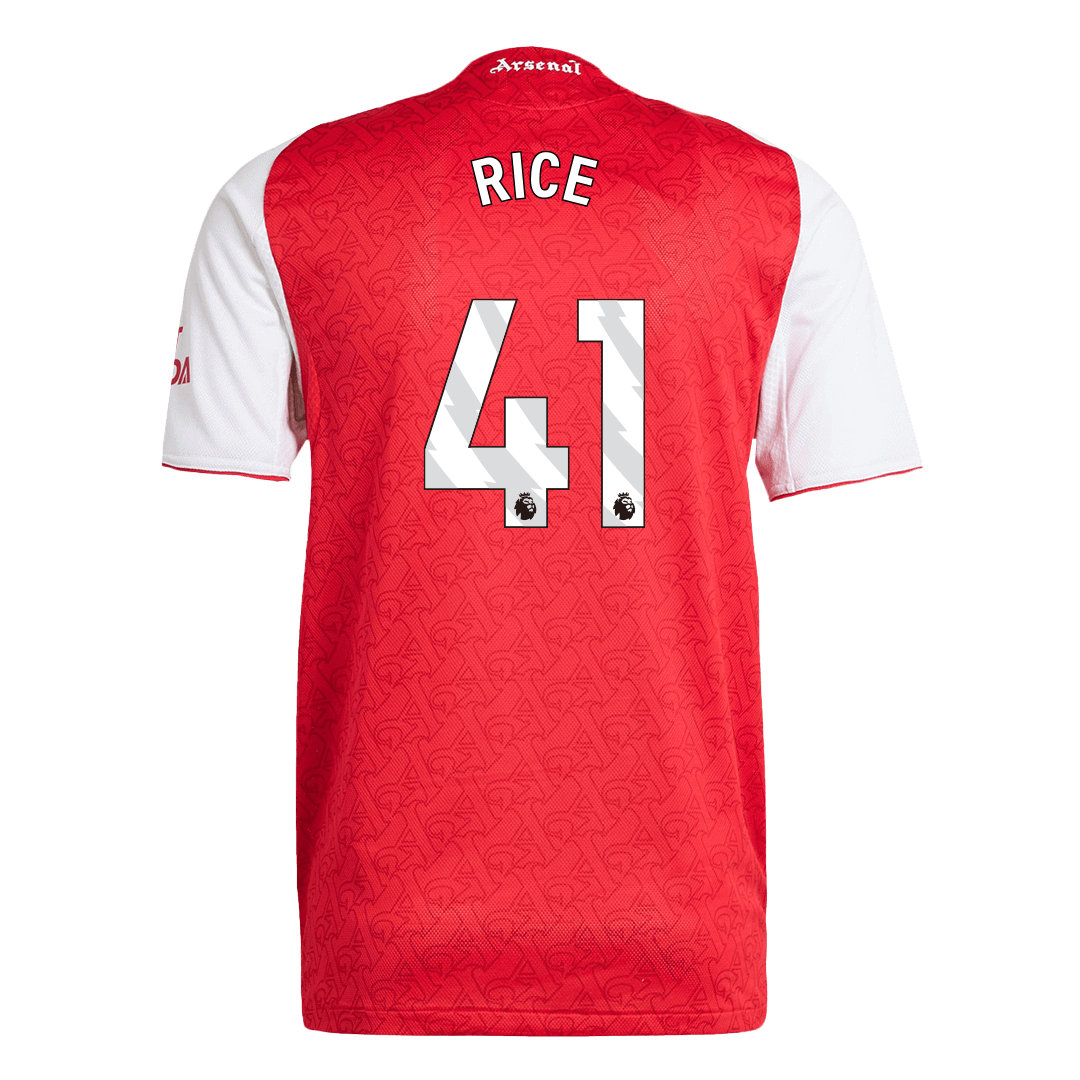 RICE #41 Men's Arsenal 2025/26 Player Version Home Soccer Jersey - Slim Fit