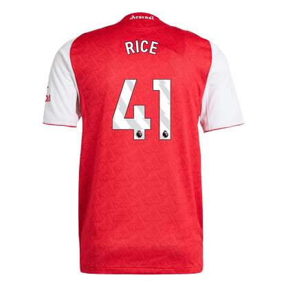 RICE #41 Men's Arsenal 2025/26 Player Version Home Soccer Jersey - Slim Fit