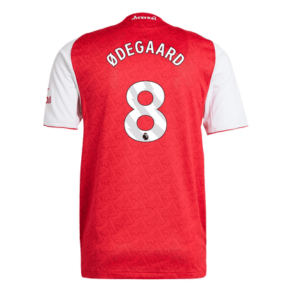ØDEGAARD #8 Men's Arsenal 2025/26 Player Version Home Soccer Jersey - Slim Fit