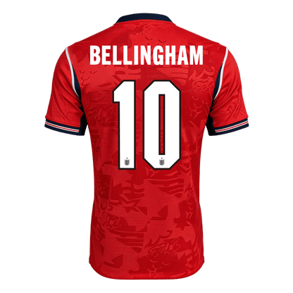 BELLINGHAM #10 Men's England World Cup 2026 Player Version Away Soccer Jersey - Slim Fit
