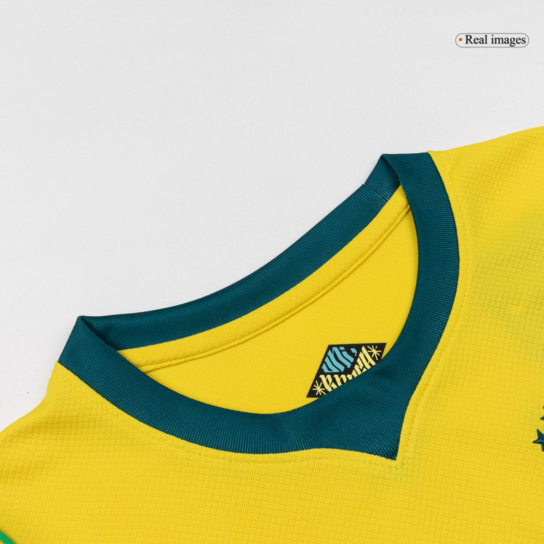 Kid's Brazil World Cup 2026 Home Soccer Jersey Kit