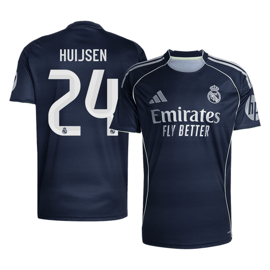 HUIJSEN #24 Men's Real Madrid 2025/26 Away Soccer Jersey [PREMIUM]