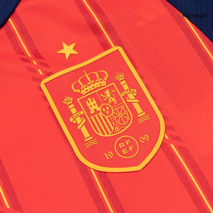 Kid's Spain World Cup 2026 Home Soccer Jersey Full Kit [PREMIUM]